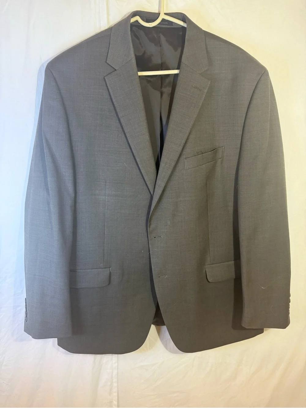 Chaps Men's Gray Notch Lapel Sport Coat